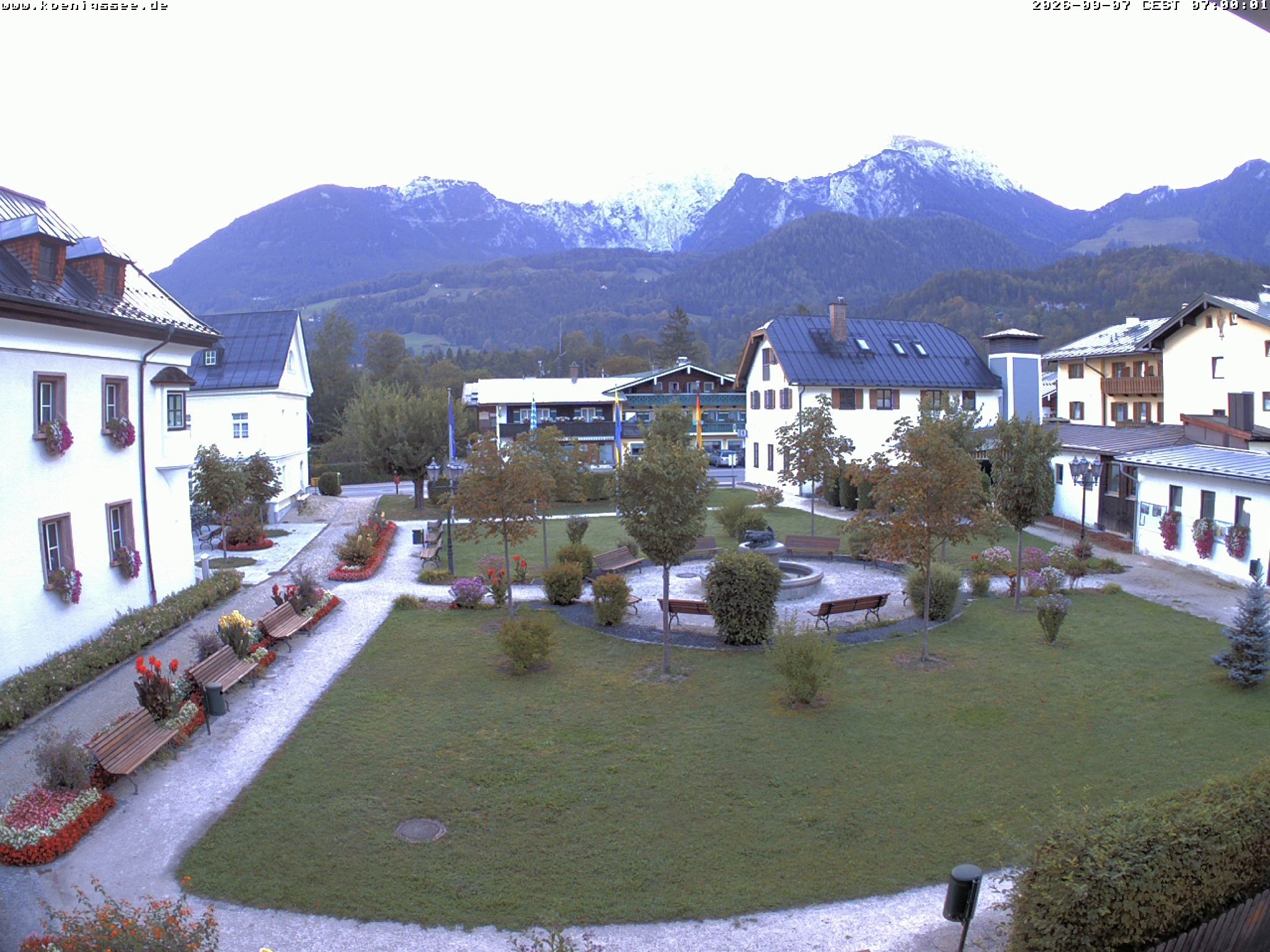 Archiv Foto Webcam Haus des Gastes - Königssee