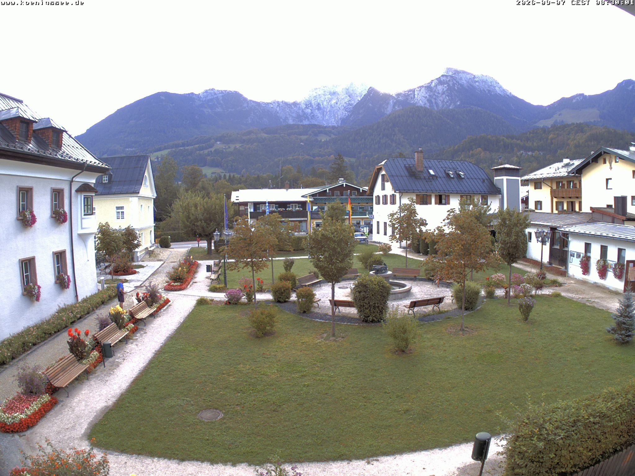 Archiv Foto Webcam Haus des Gastes - Königssee