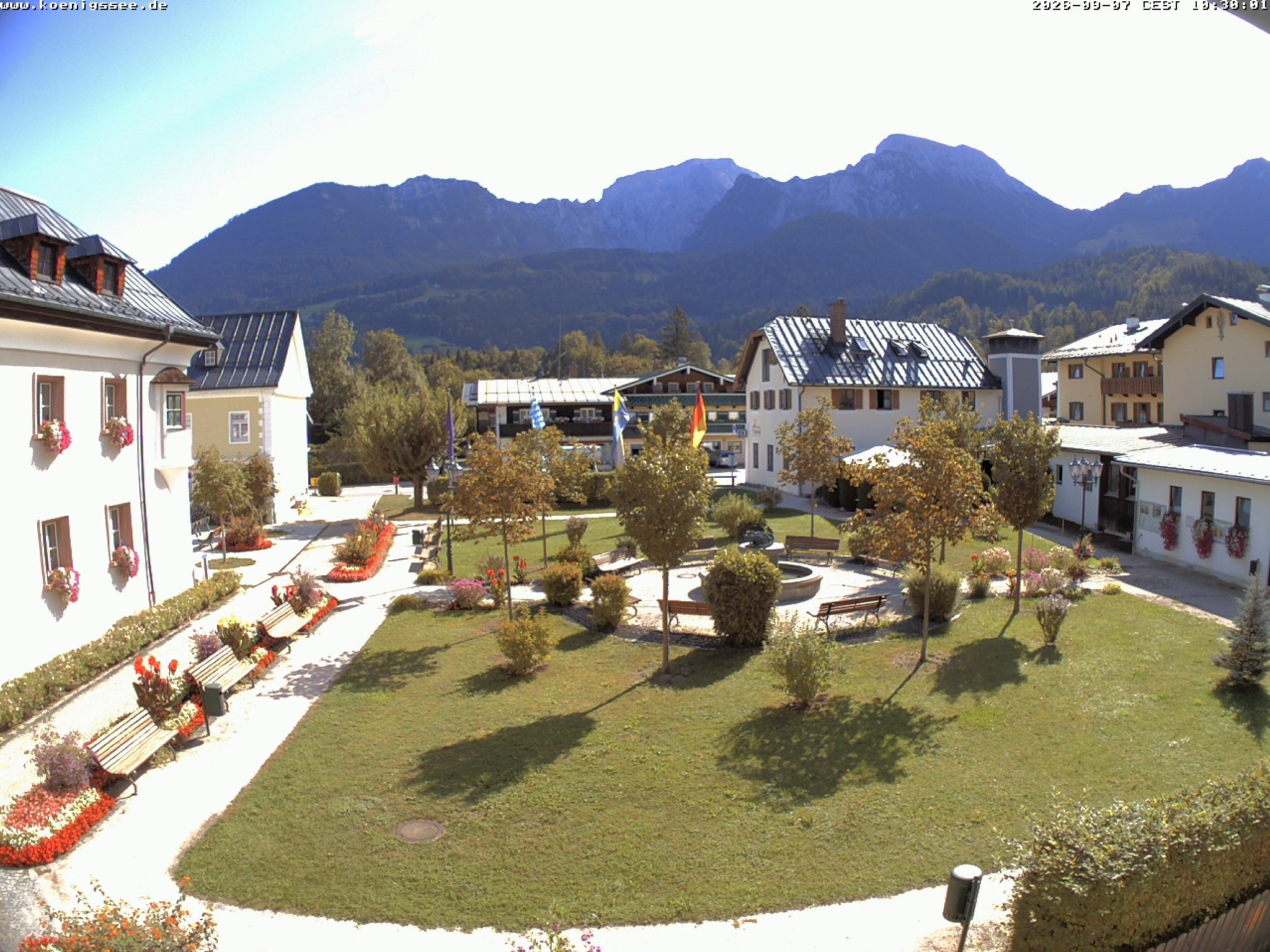 Archiv Foto Webcam Haus des Gastes - Königssee