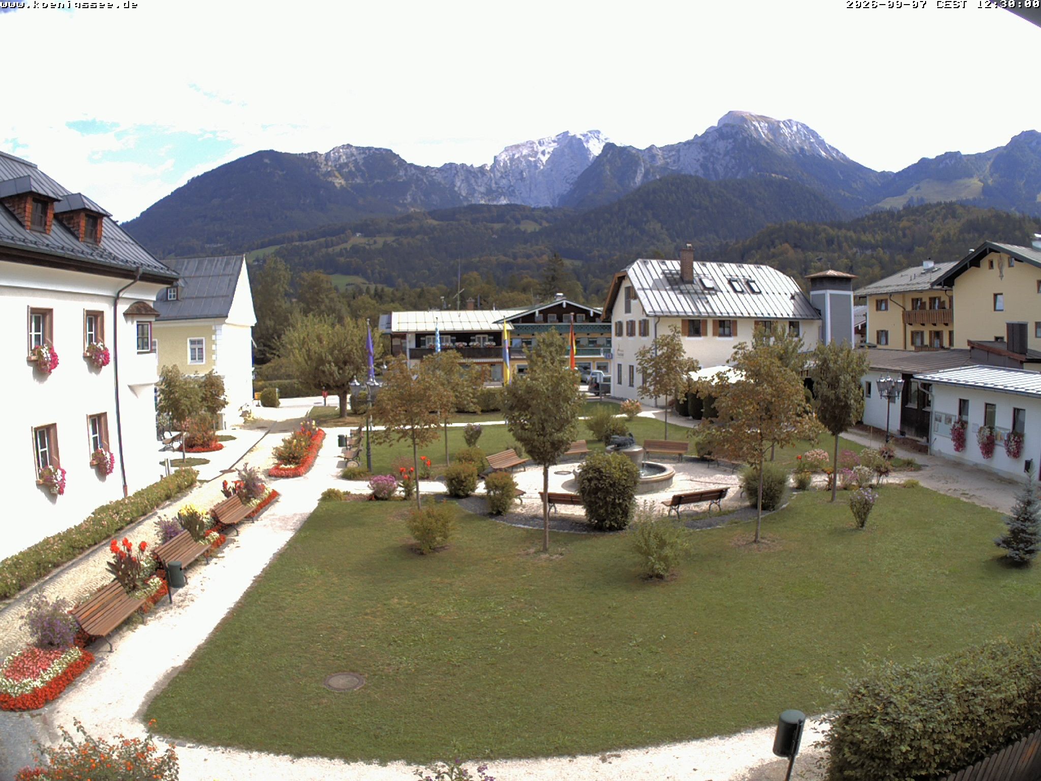 Archiv Foto Webcam Haus des Gastes - Königssee
