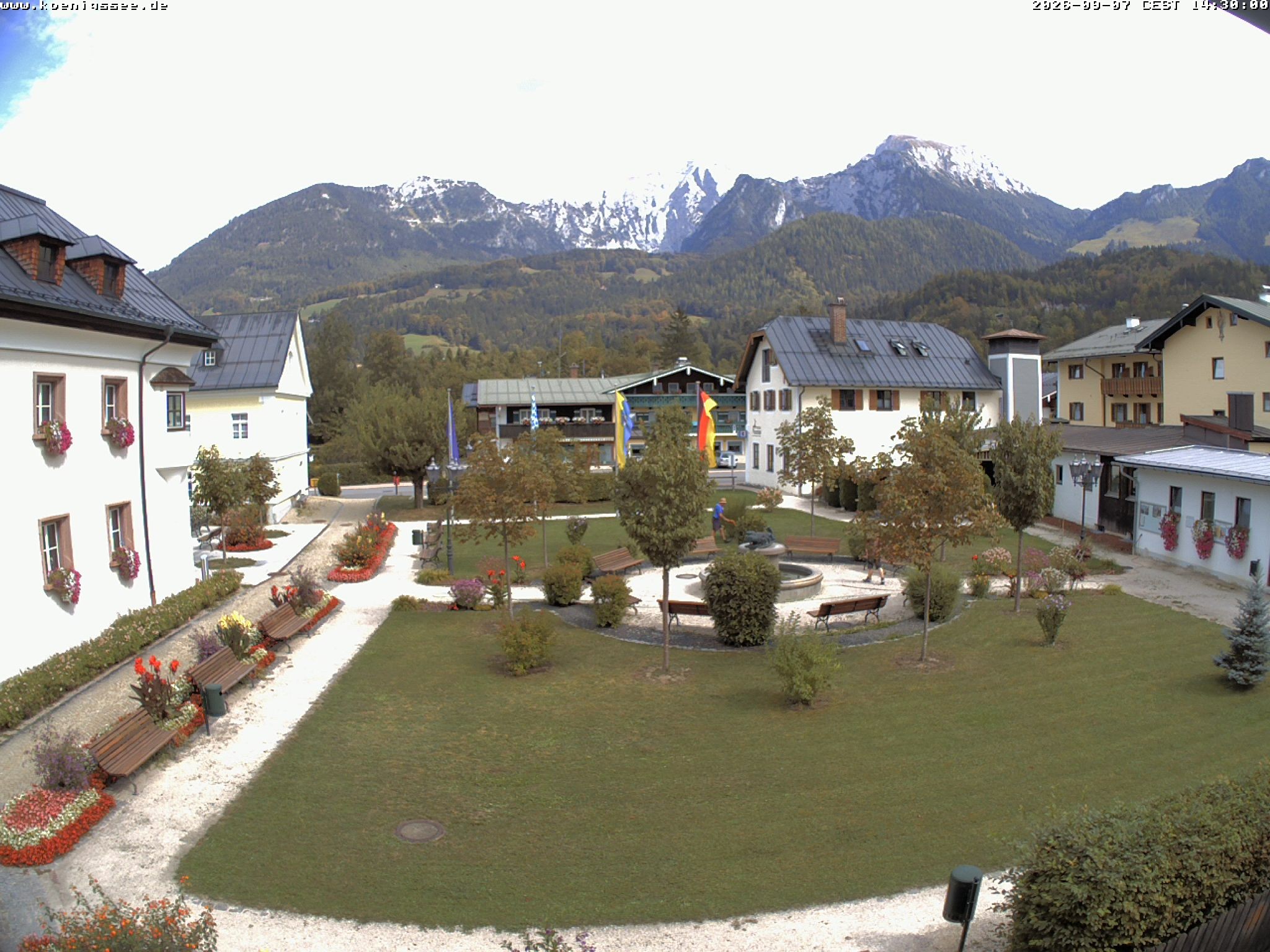 Archiv Foto Webcam Haus des Gastes - Königssee