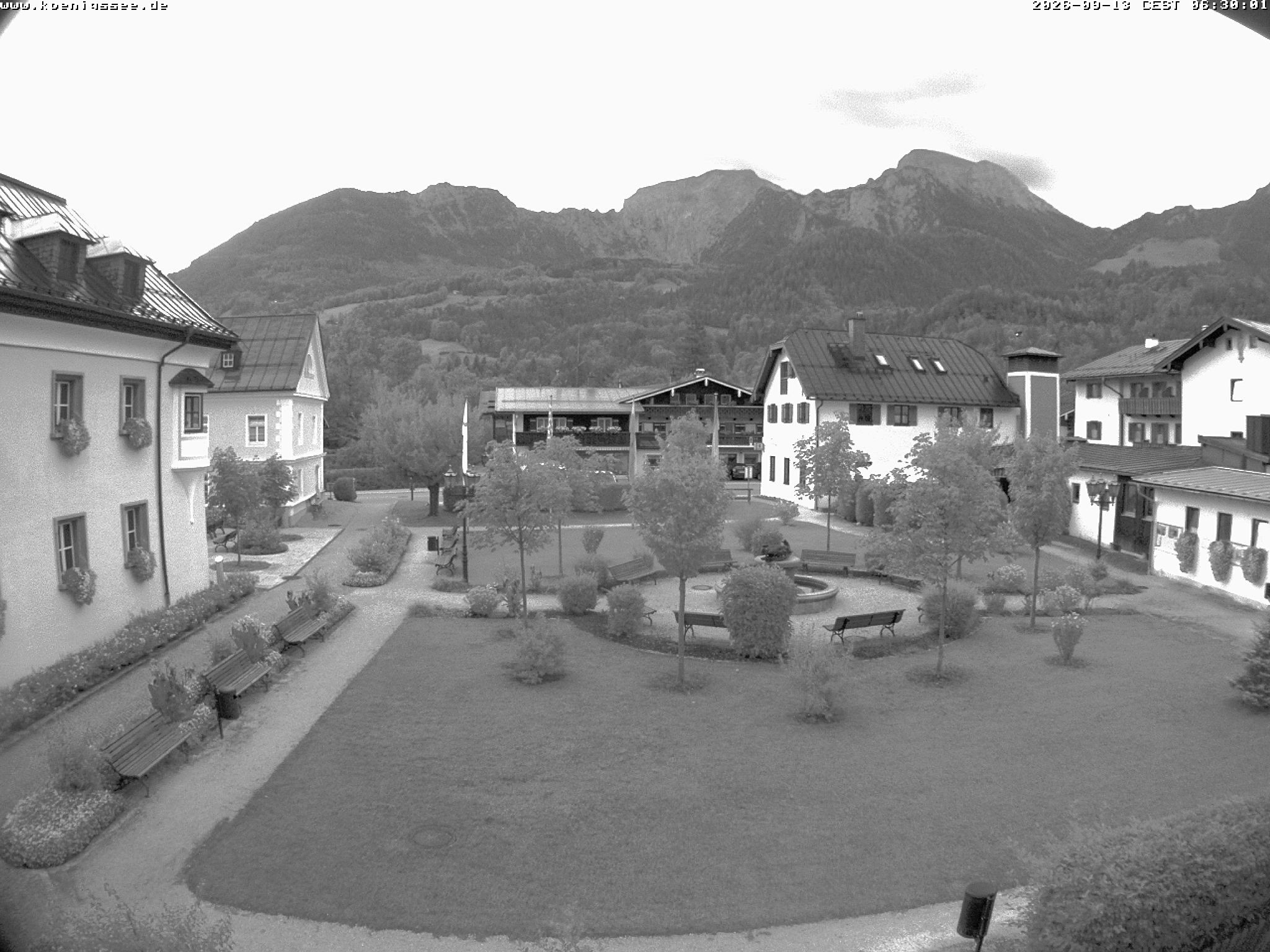 Archiv Foto Webcam Haus des Gastes - Königssee