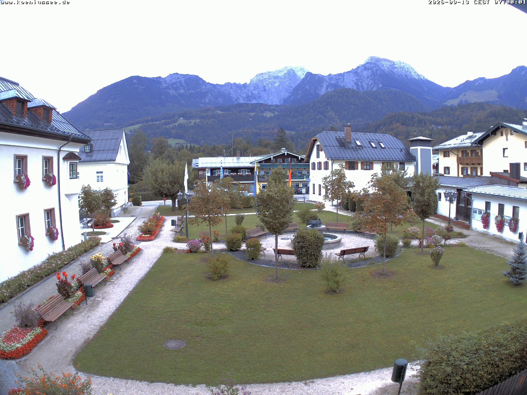 Archiv Foto Webcam Haus des Gastes - Königssee