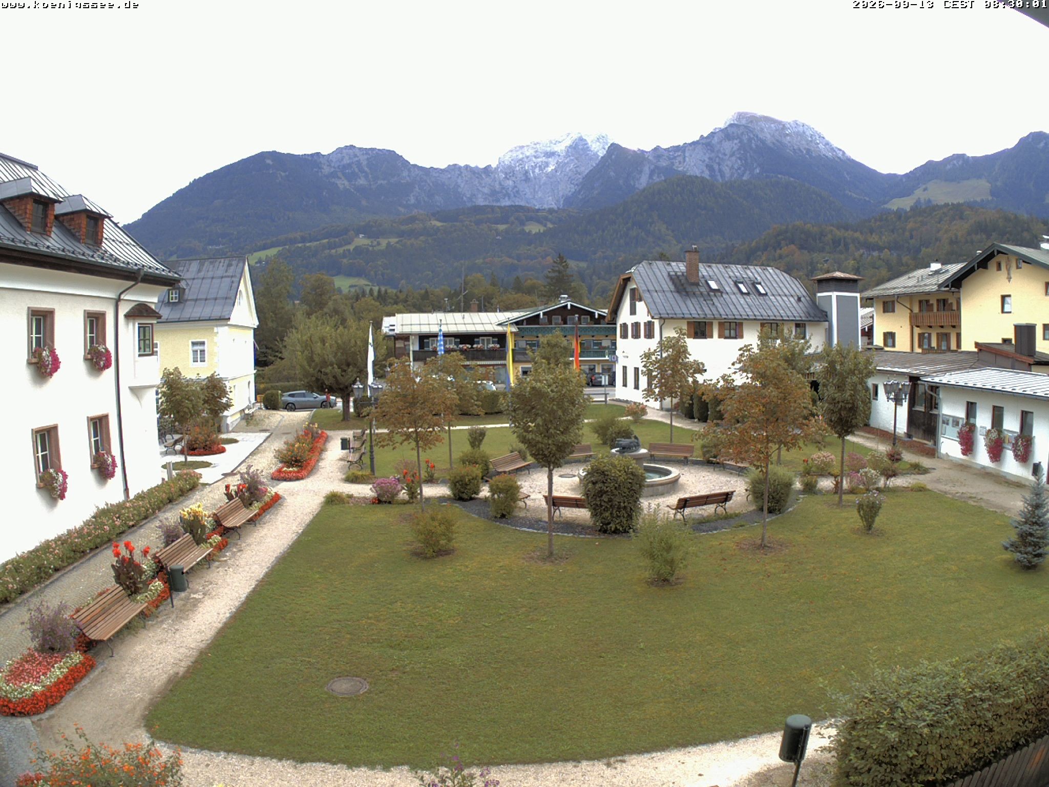Archiv Foto Webcam Haus des Gastes - Königssee