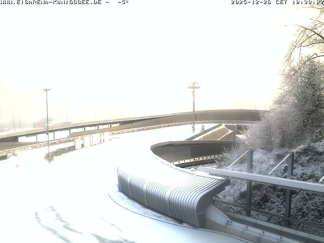 Archiv Foto Webcam Bobbahn mit Blickrichtung Königssee