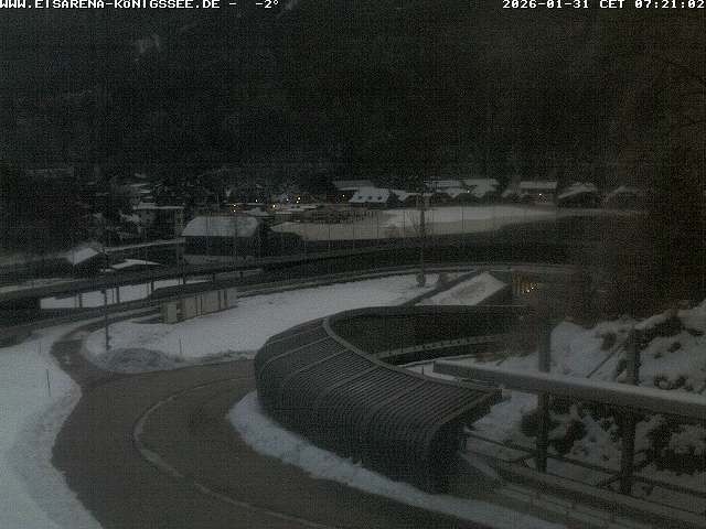 Archiv Foto Webcam Bobbahn mit Blickrichtung Königssee