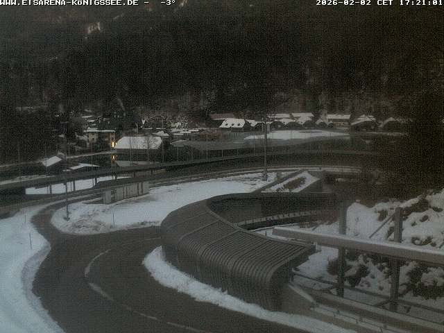 Archiv Foto Webcam Bobbahn mit Blickrichtung Königssee