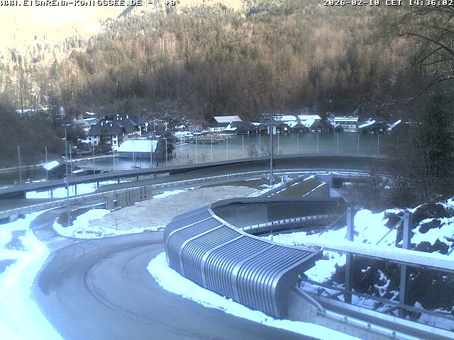 Archiv Foto Webcam Bobbahn mit Blickrichtung Königssee