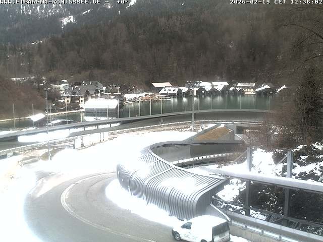 Archiv Foto Webcam Bobbahn mit Blickrichtung Königssee