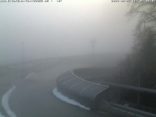 Archiv Foto Webcam Bobbahn mit Blickrichtung Königssee