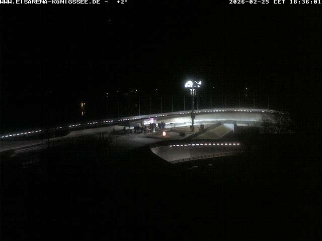 Archiv Foto Webcam Bobbahn mit Blickrichtung Königssee