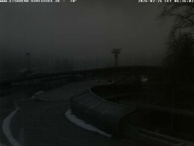 Archived image Webcam Bobsled run Koenigssee