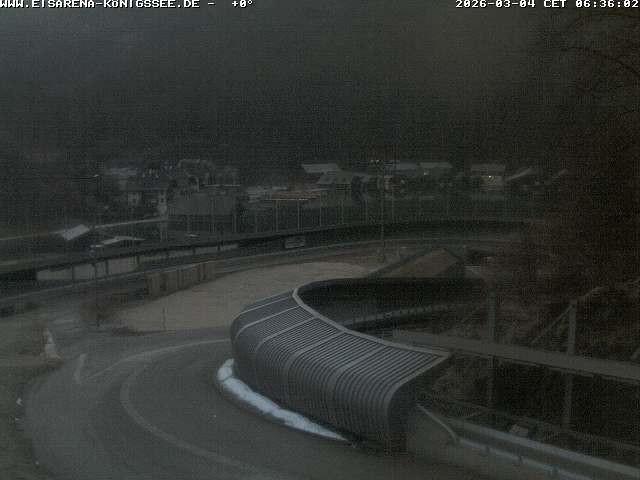 Archived image Webcam Bobsled run Koenigssee
