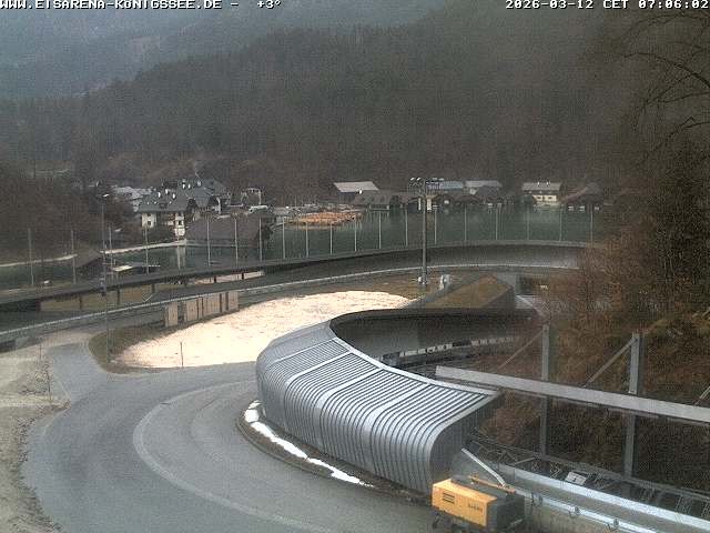 Archiv Foto Webcam Bobbahn mit Blickrichtung Königssee