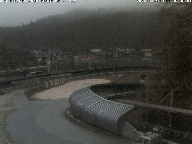 Archiv Foto Webcam Bobbahn mit Blickrichtung Königssee
