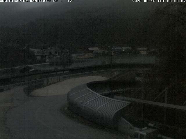 Archived image Webcam Bobsled run Koenigssee