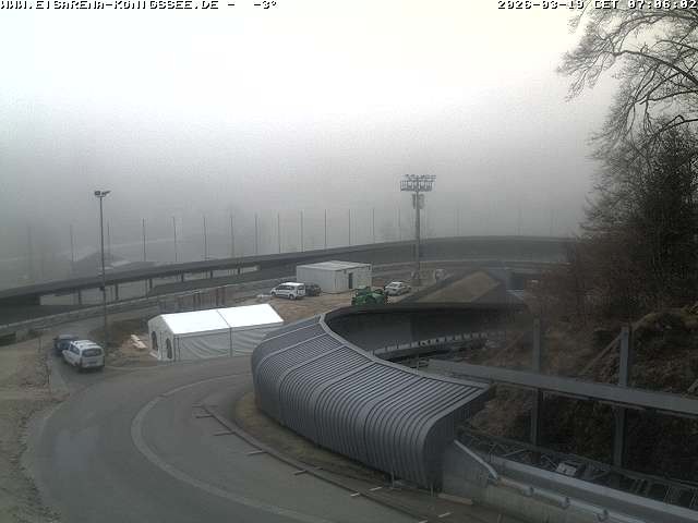Archiv Foto Webcam Bobbahn mit Blickrichtung Königssee
