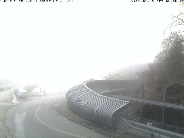 Archiv Foto Webcam Bobbahn mit Blickrichtung Königssee