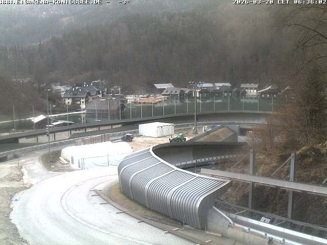 Archiv Foto Webcam Bobbahn mit Blickrichtung Königssee