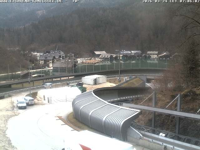 Archiv Foto Webcam Bobbahn mit Blickrichtung Königssee