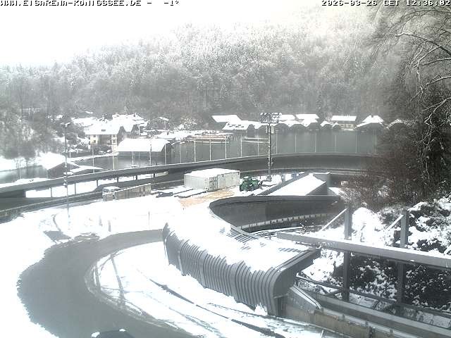 Archiv Foto Webcam Bobbahn mit Blickrichtung Königssee