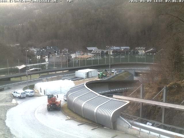 Archiv Foto Webcam Bobbahn mit Blickrichtung Königssee