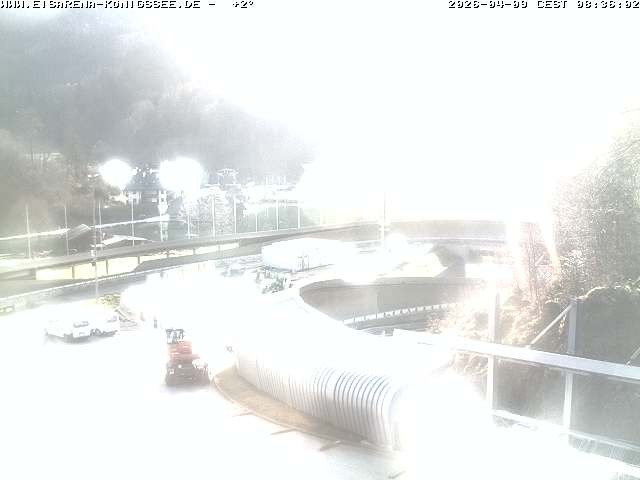 Archiv Foto Webcam Bobbahn mit Blickrichtung Königssee