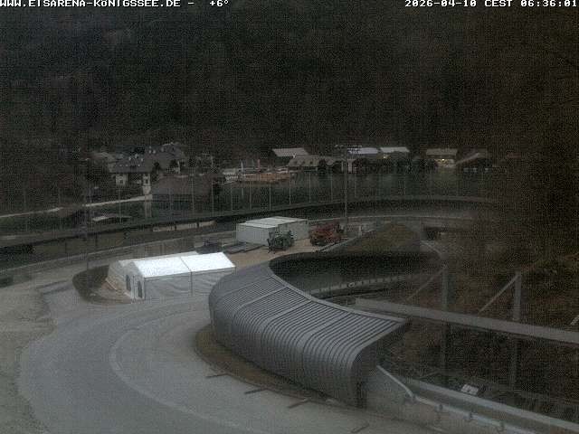 Archiv Foto Webcam Bobbahn mit Blickrichtung Königssee