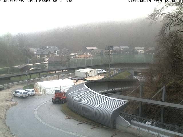 Archiv Foto Webcam Bobbahn mit Blickrichtung Königssee