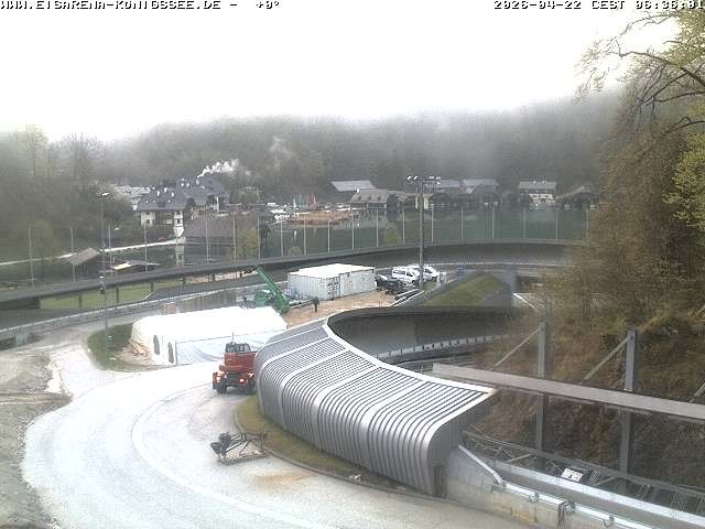 Archiv Foto Webcam Bobbahn mit Blickrichtung Königssee