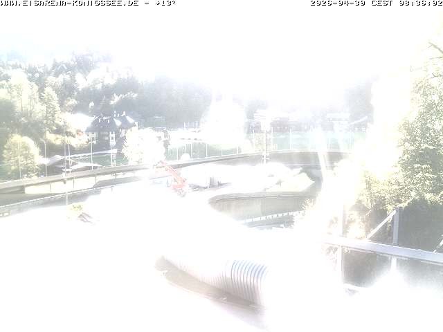 Archiv Foto Webcam Bobbahn mit Blickrichtung Königssee