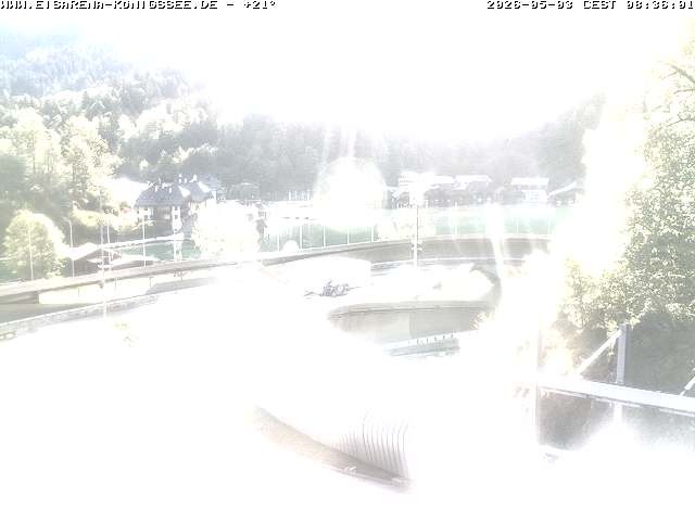 Archiv Foto Webcam Bobbahn mit Blickrichtung Königssee