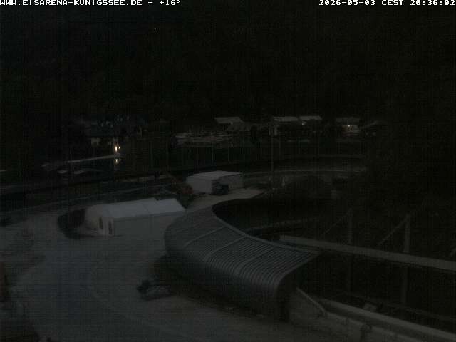 Archiv Foto Webcam Bobbahn mit Blickrichtung Königssee