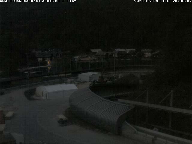 Archiv Foto Webcam Bobbahn mit Blickrichtung Königssee