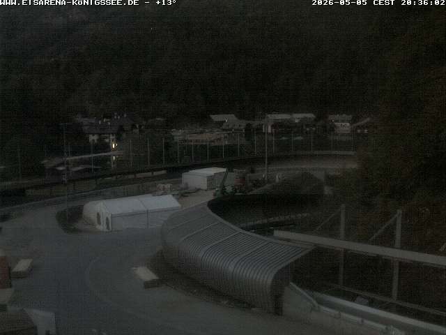 Archiv Foto Webcam Bobbahn mit Blickrichtung Königssee