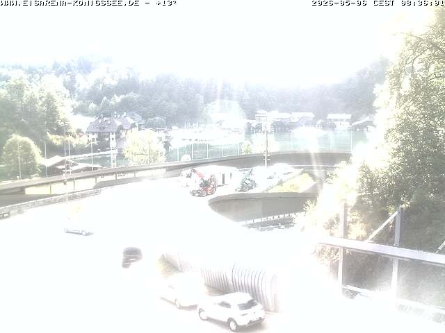 Archiv Foto Webcam Bobbahn mit Blickrichtung Königssee