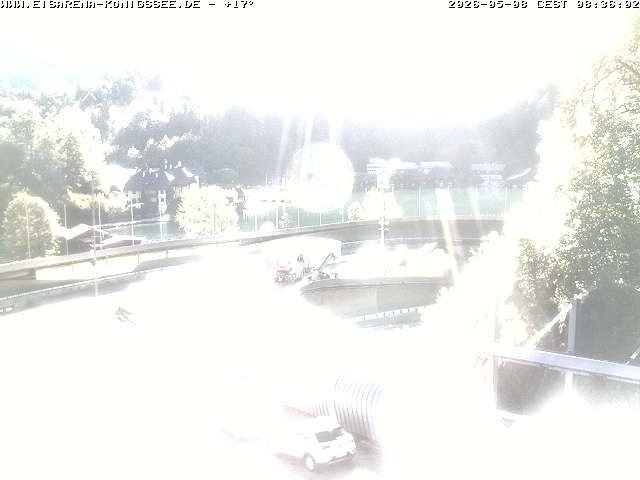 Archiv Foto Webcam Bobbahn mit Blickrichtung Königssee