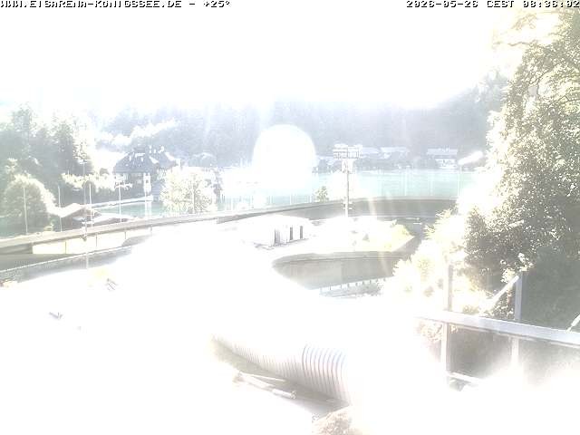 Archiv Foto Webcam Bobbahn mit Blickrichtung Königssee