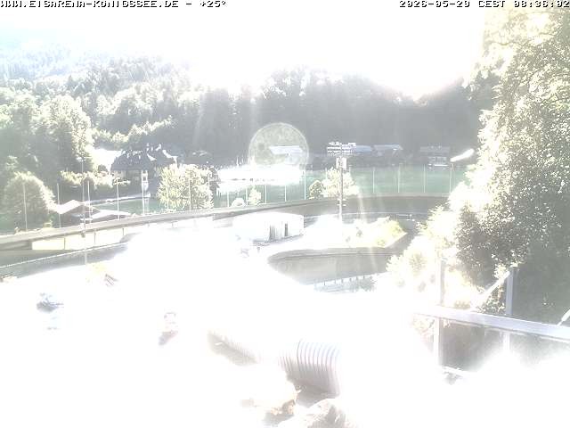 Archiv Foto Webcam Bobbahn mit Blickrichtung Königssee