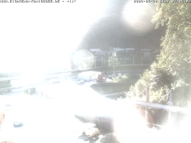 Archiv Foto Webcam Bobbahn mit Blickrichtung Königssee