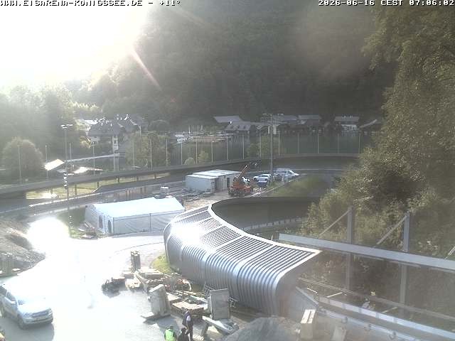 Archiv Foto Webcam Bobbahn mit Blickrichtung Königssee