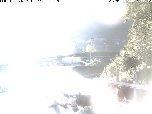 Archiv Foto Webcam Bobbahn mit Blickrichtung Königssee