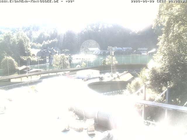 Archiv Foto Webcam Bobbahn mit Blickrichtung Königssee