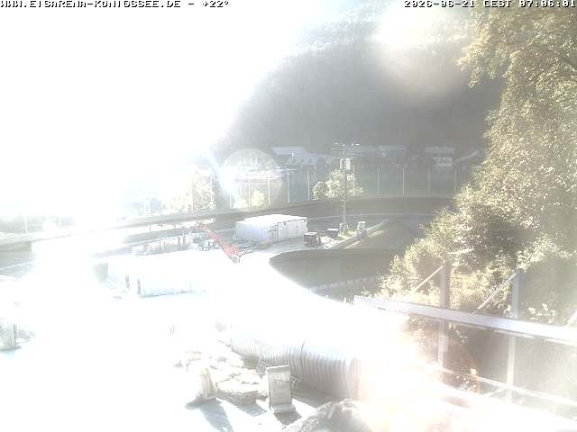 Archiv Foto Webcam Bobbahn mit Blickrichtung Königssee