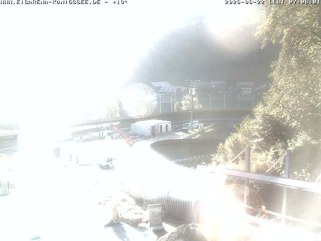 Archiv Foto Webcam Bobbahn mit Blickrichtung Königssee