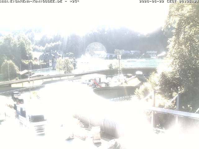 Archiv Foto Webcam Bobbahn mit Blickrichtung Königssee