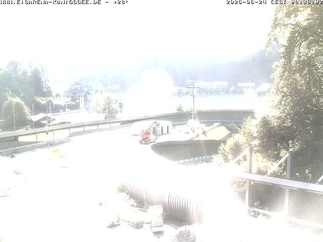 Archiv Foto Webcam Bobbahn mit Blickrichtung Königssee