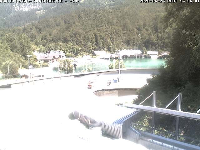 Archiv Foto Webcam Bobbahn mit Blickrichtung Königssee