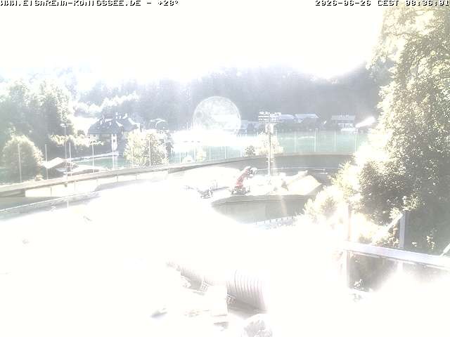 Archived image Webcam Bobsled run Koenigssee