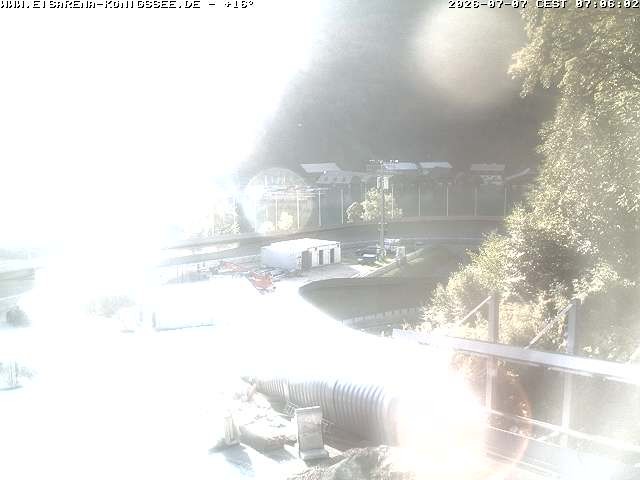 Archived image Webcam Bobsled run Koenigssee